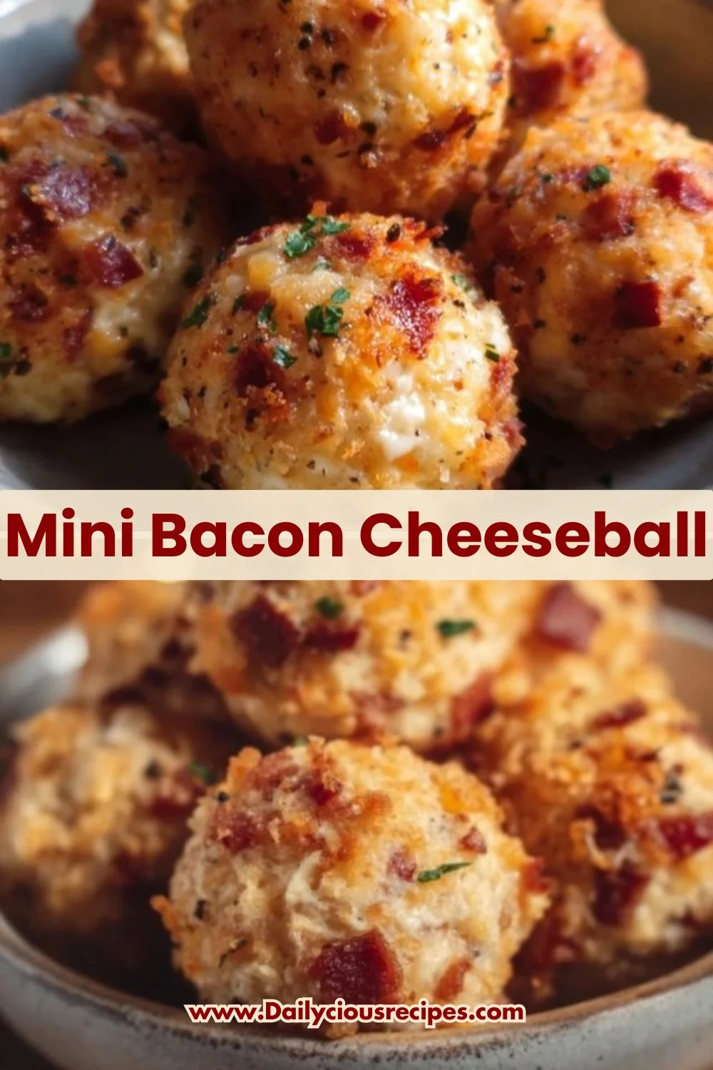 Mini Bacon Ranch Cheeseballs