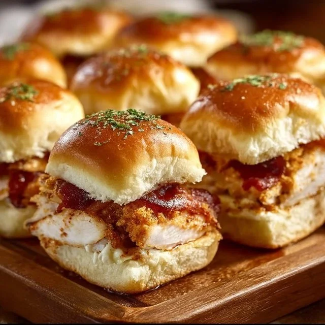 Chicken Bacon Ranch Sliders