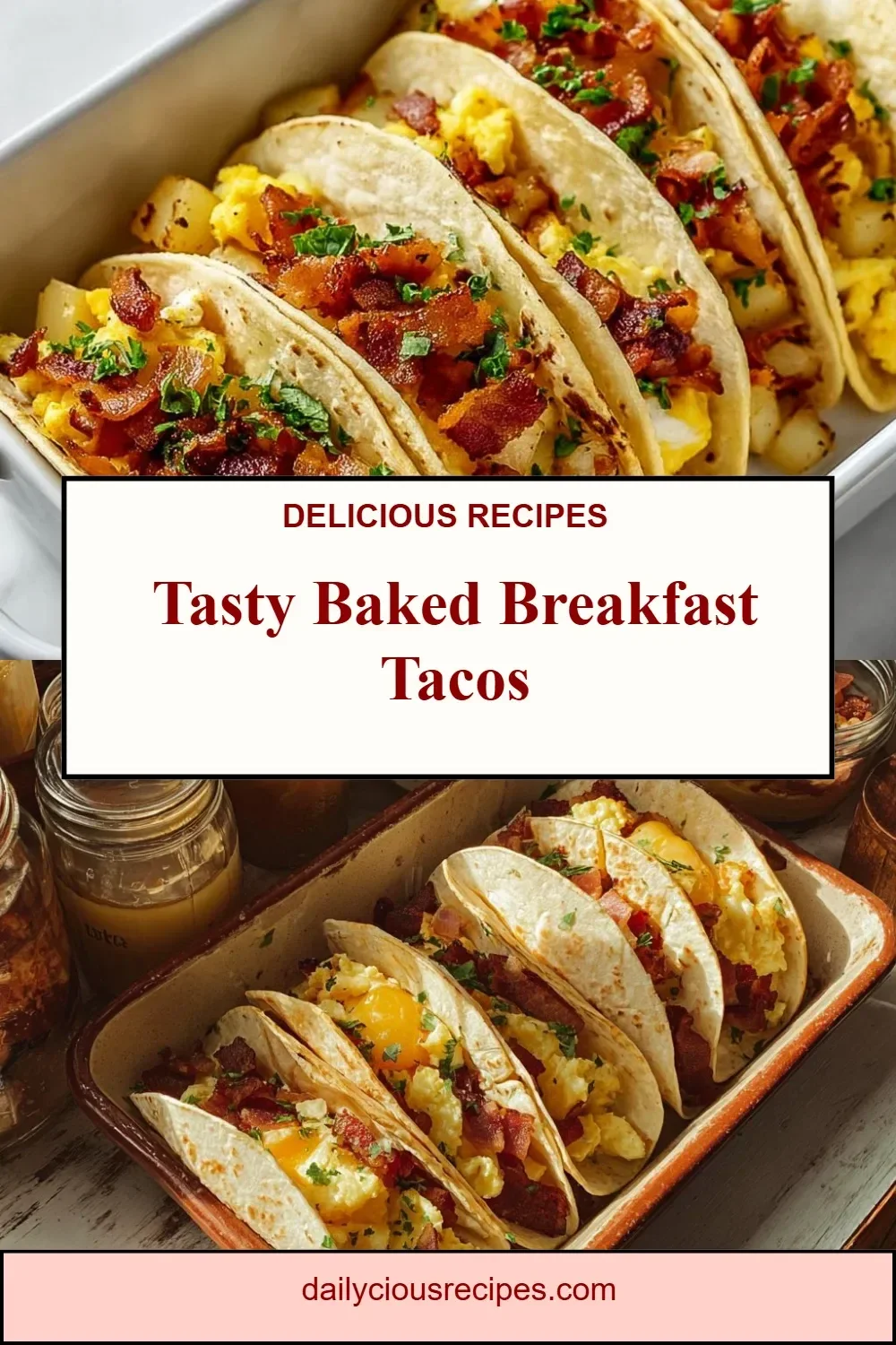 Tasty Baked Breakfast Tacos