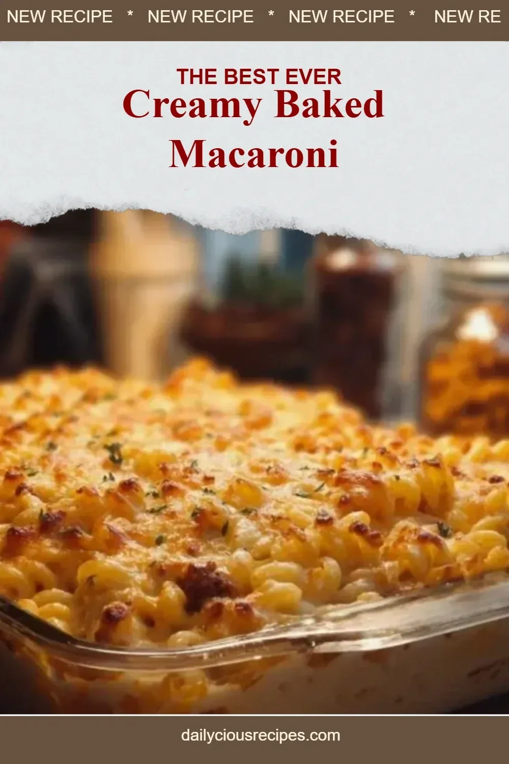 Creamy Baked Macaroni