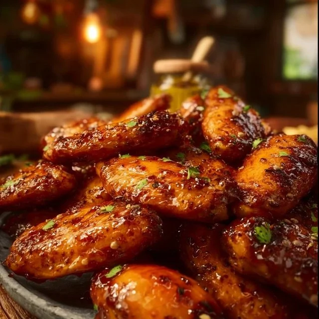 Sweet and Spicy Chicken Wings