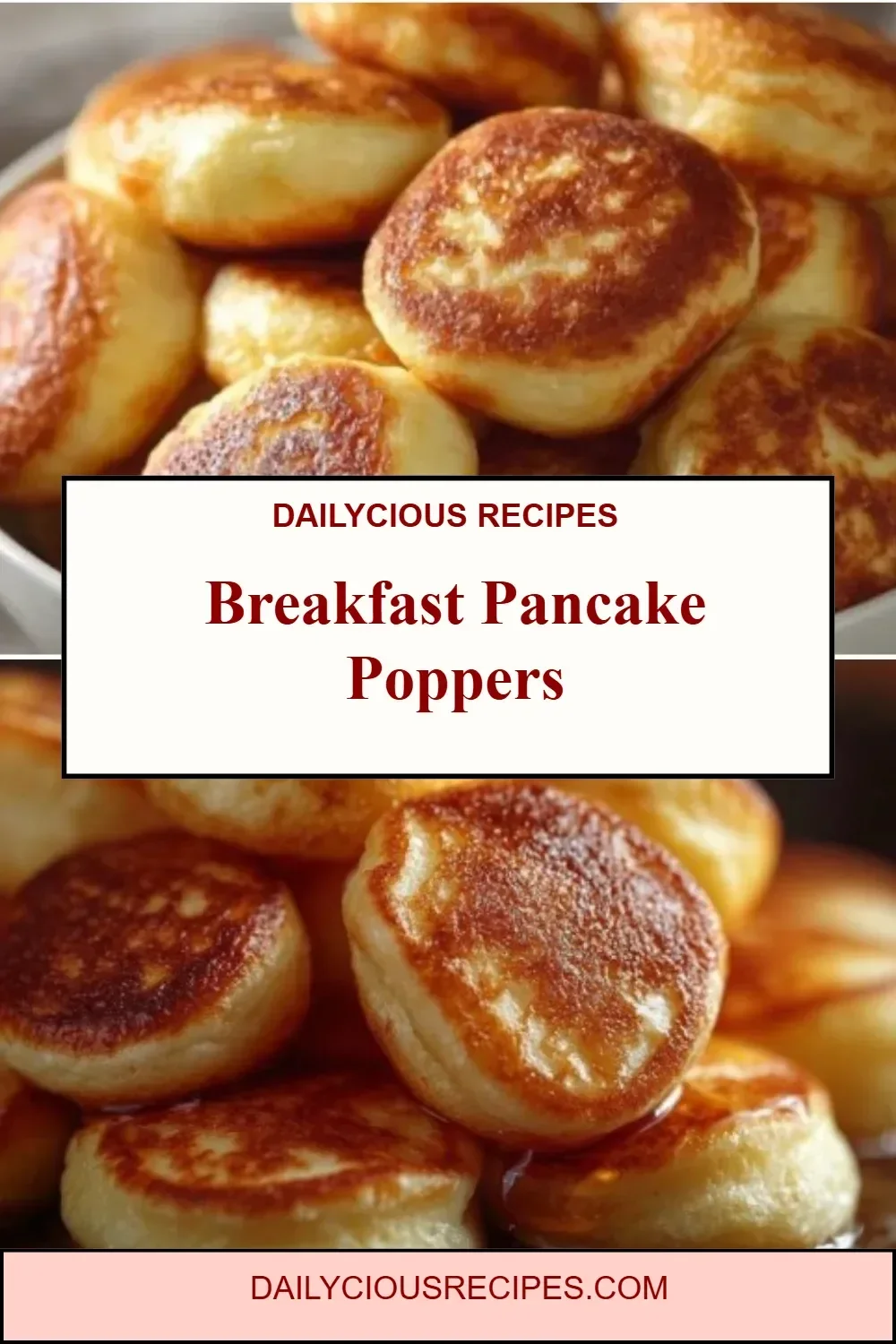 Breakfast Pancake Poppers