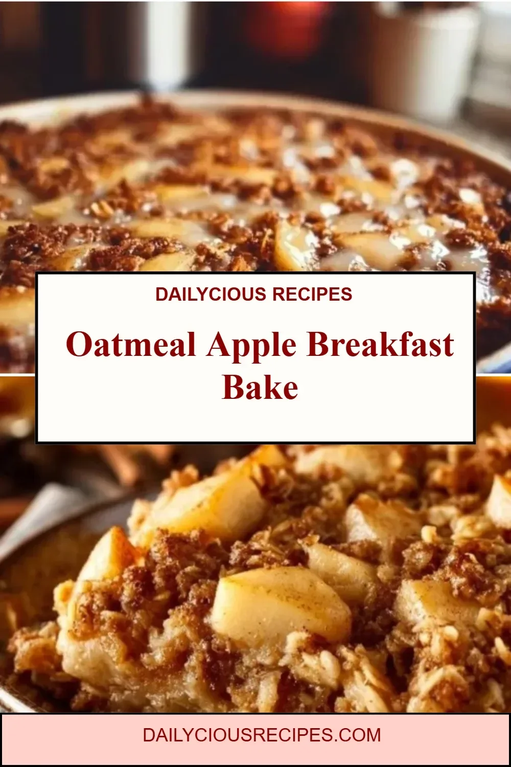 Oatmeal Apple Breakfast Bake