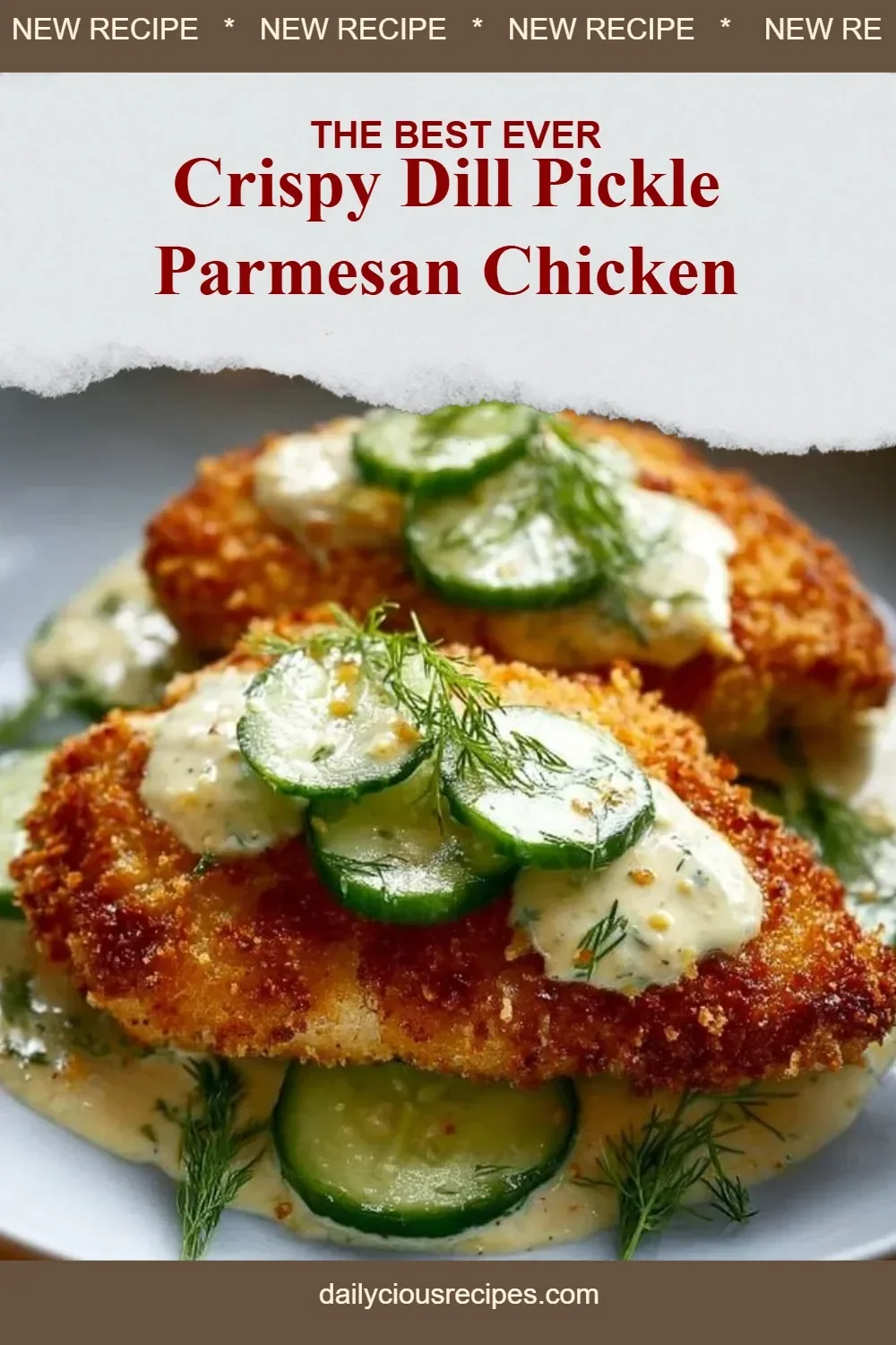 Best 15 Crispy Recipe Ideas for Deliciously Crunchy Meals 6 Crispy Dill Pickle Parmesan Chicken