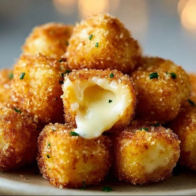 Cheesy Parmesan Mozzarella Bites