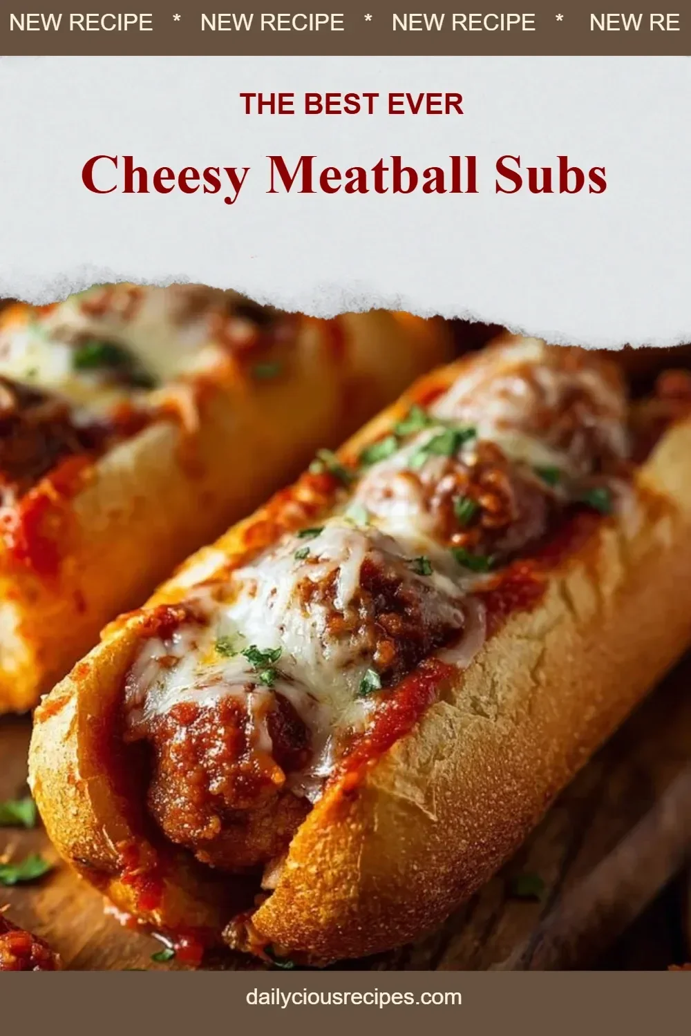 Cheesy Meatball Subs