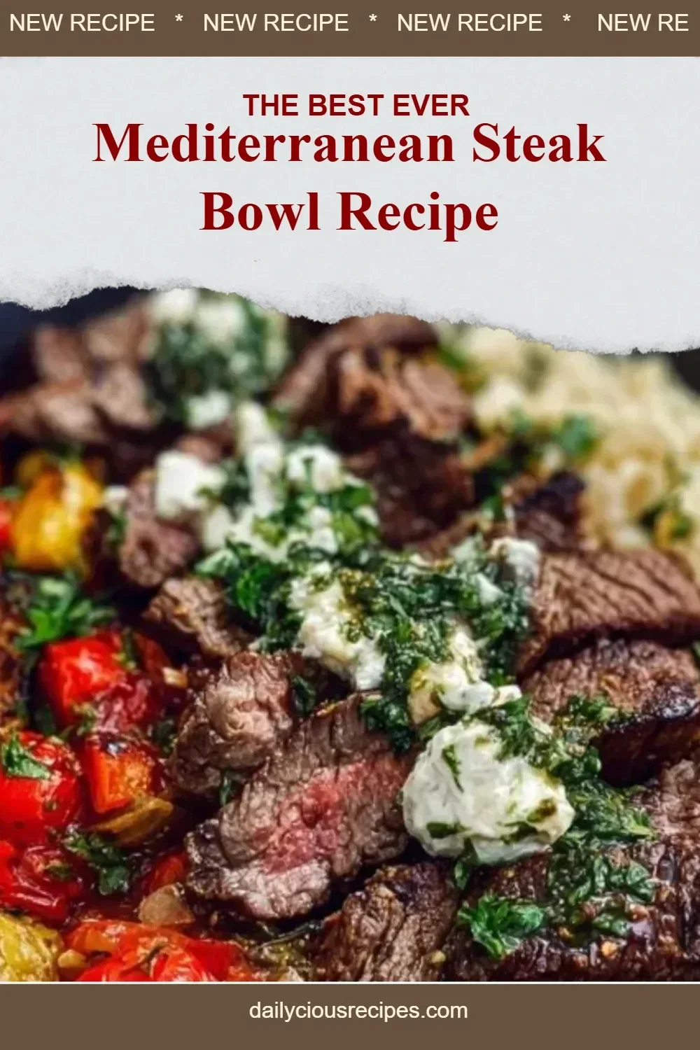 Mediterranean Steak Bowl Recipe