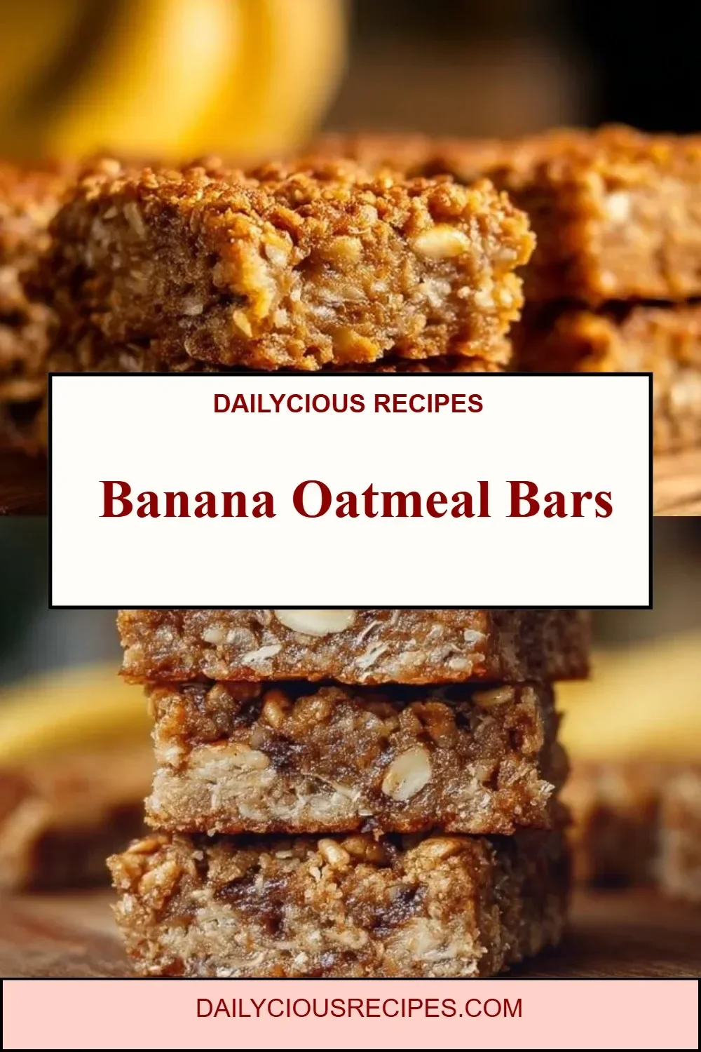 Banana Oatmeal Bars