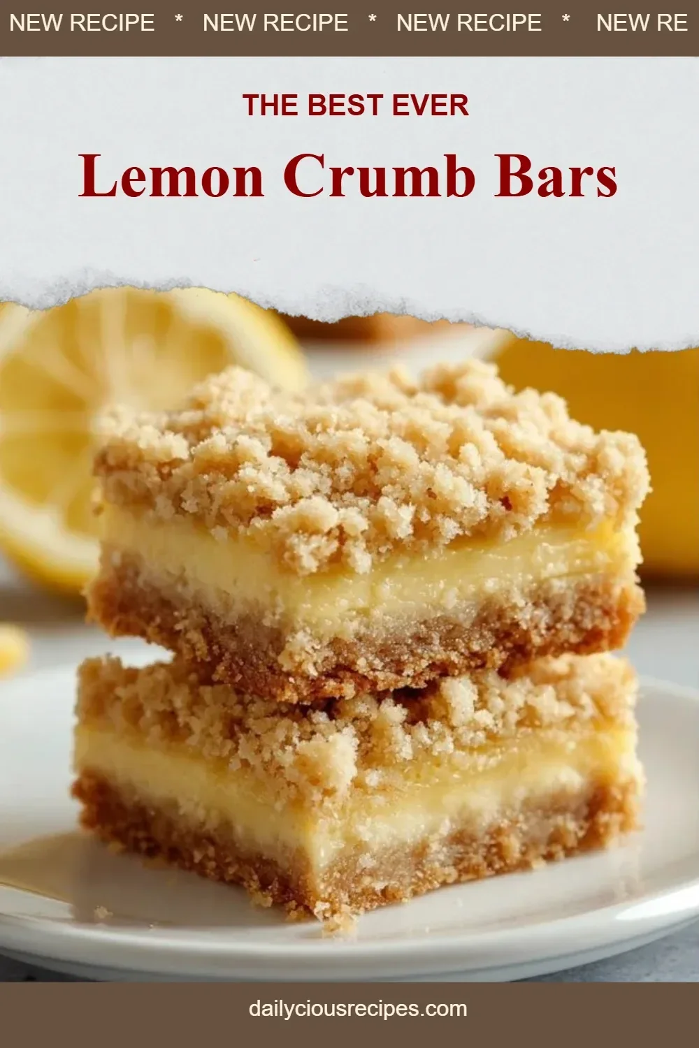 Lemon Crumb Bars