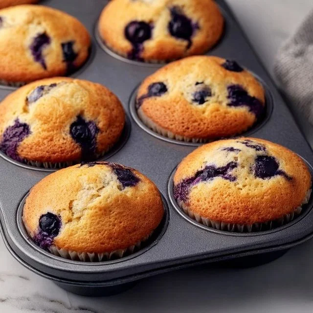 Hearty Blueberry Protein Muffins
