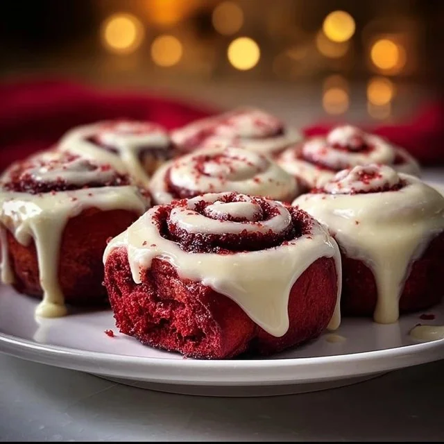 Red Velvet Cinnamon Rolls