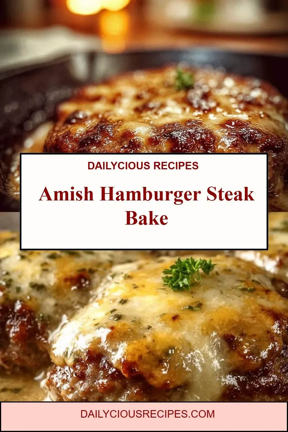 Amish Hamburger Steak Bake