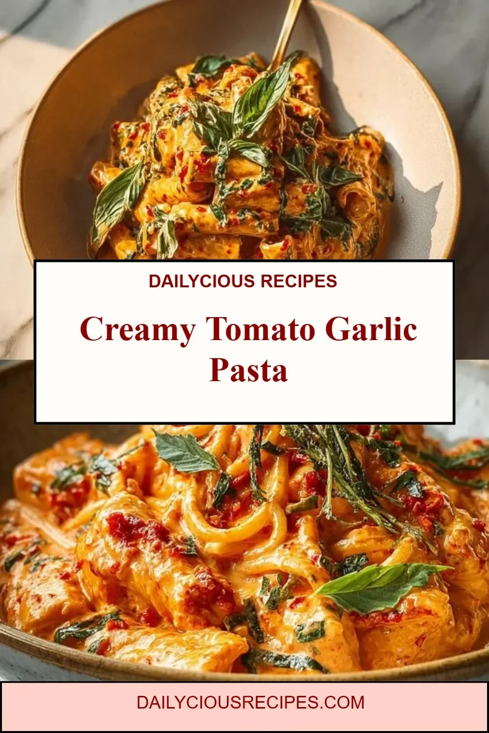 Creamy Tomato Garlic Pasta