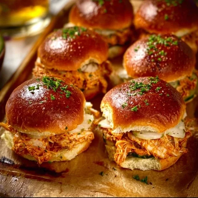 Spicy Buffalo Chicken Sliders