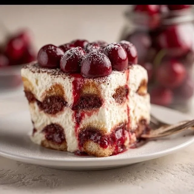 Cherry Amaretto Tiramisu