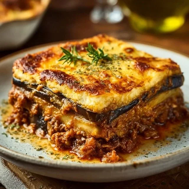 Classic Greek Eggplant Moussaka 3 classic greek eggplant moussaka 2026 01 31 164403