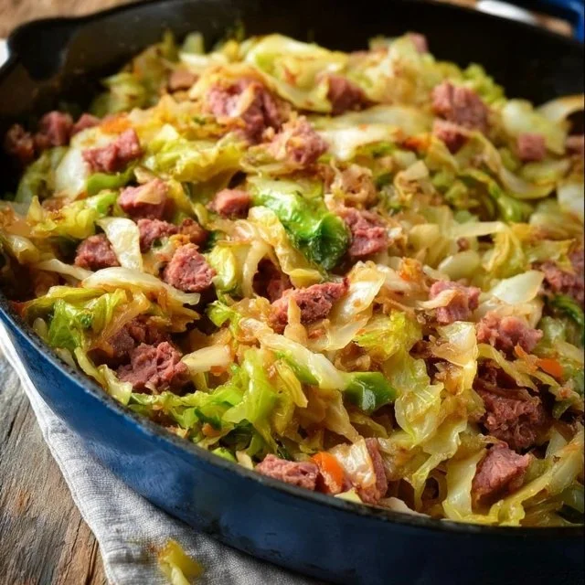 Corned Beef and Cabbage Skillet