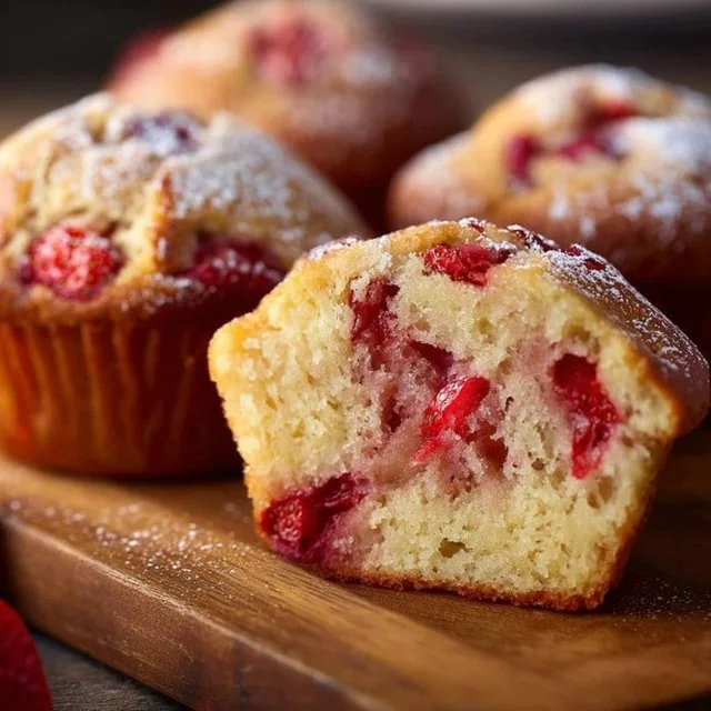 Delightful Fresh Strawberry Muffins 3 delightful fresh strawberry muffins 2026 01 08 153045