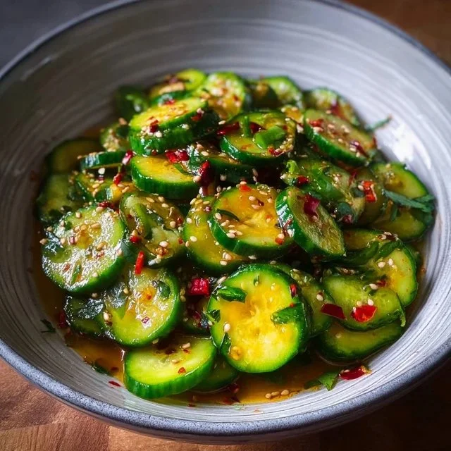 Easy Asian Cucumber Salad