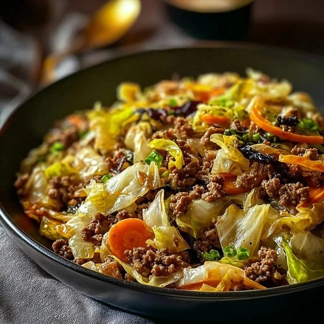 Ground Beef and Cabbage