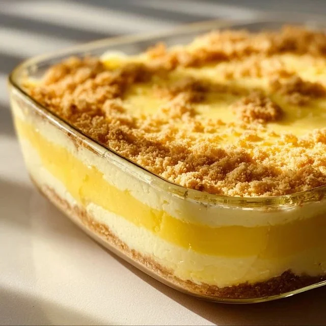 Lemon Cream Cheese Dump Cake