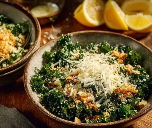 Lemon Parm Kale Salad