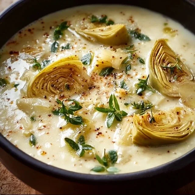 lemony tuscan artichoke soup recipe 2026 01 25 125000