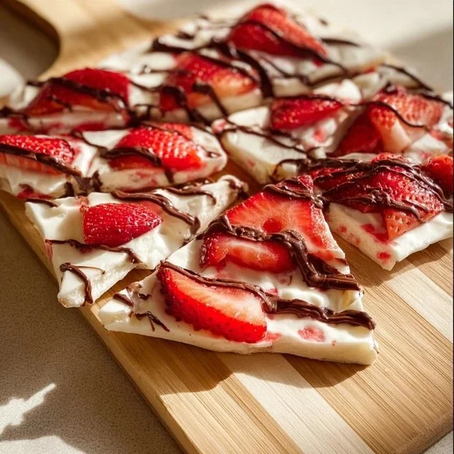 Strawberry Yogurt Bark