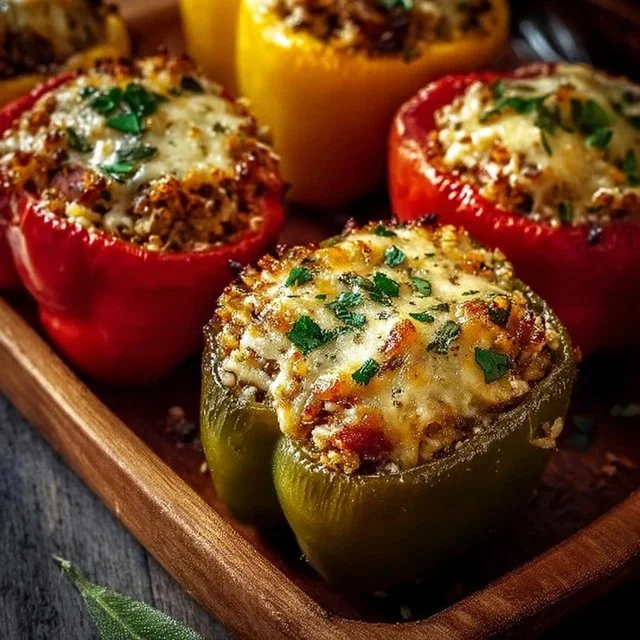 Vegetarian Stuffed Bell Peppers