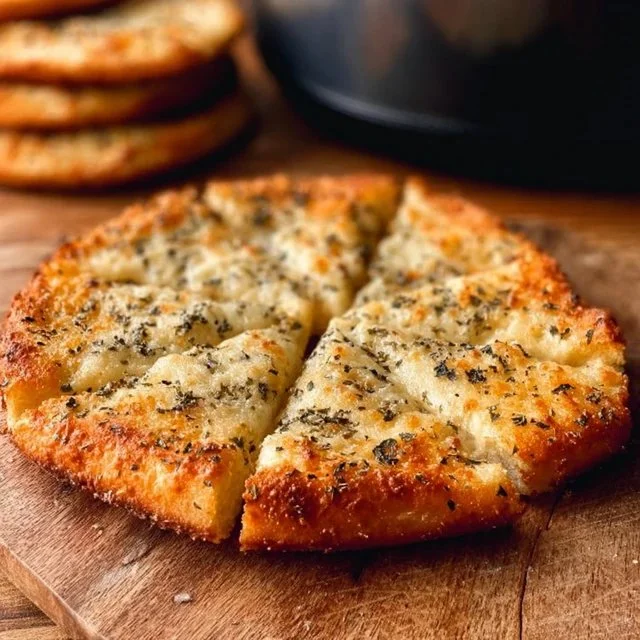 Air Fryer Cheesy Tortilla Garlic Bread 3 air fryer cheesy tortilla garlic bread 2026 02 14 193521