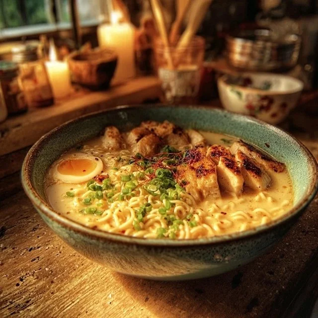 Creamy Garlic Chicken Ramen 3 creamy garlic chicken ramen 2026 02 11 162224