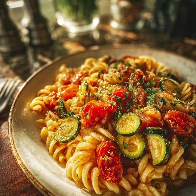 fresh garden tomato zucchini pasta 2026 02 10 180332