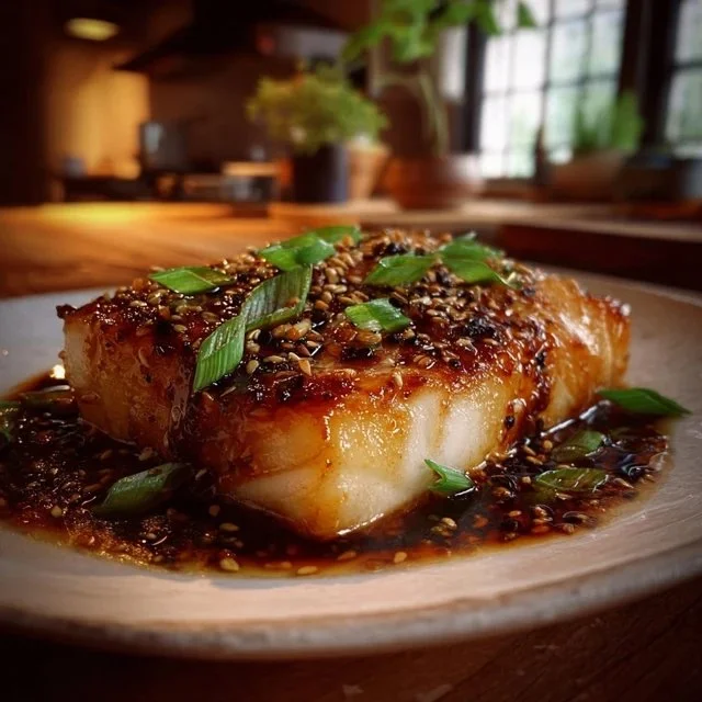 Ginger Soy Glazed Cod