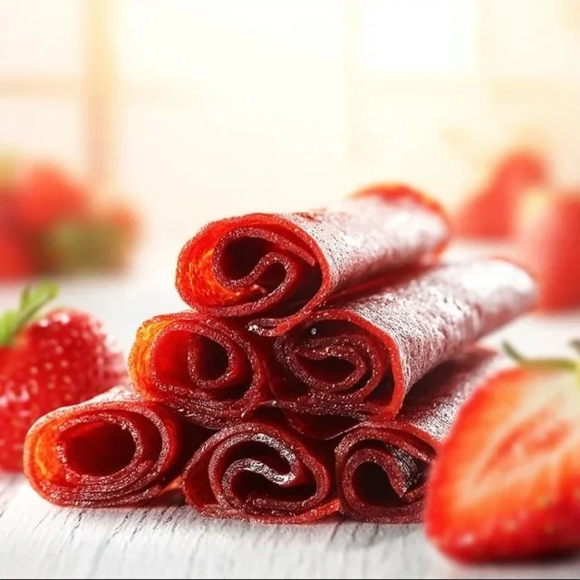 Homemade Strawberry Fruit Roll-Ups