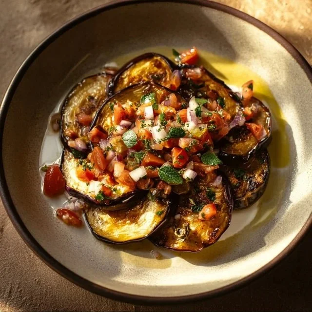 Mediterranean Roasted Eggplant