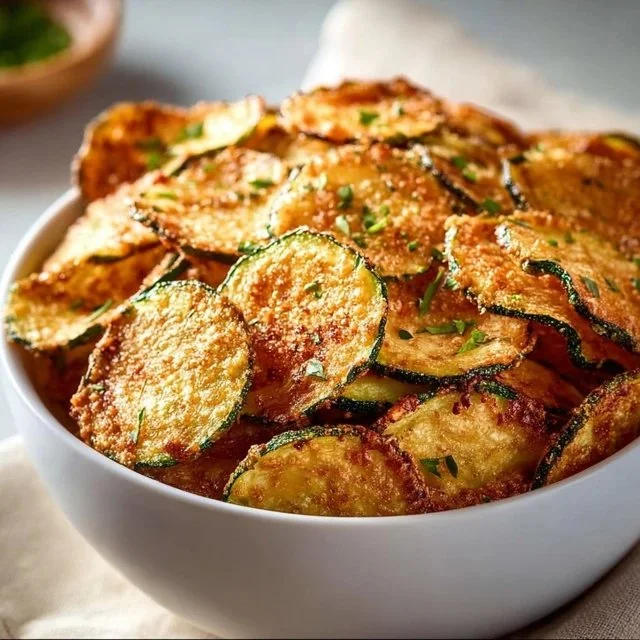 Oven-Baked Zucchini Chips