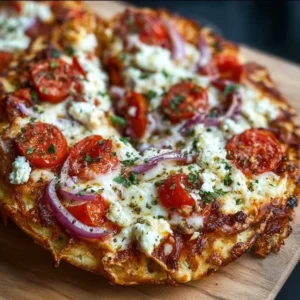 Viral Cottage Cheese Flatbread Pizza 2 Delicious cottage cheese flatbread pizza topped with fresh ingredients